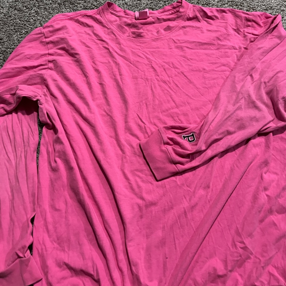 Long sleeve pink shirt